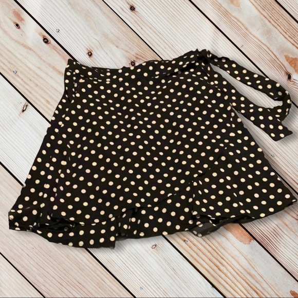Blue Rain Dresses & Skirts - Blue Rain Black and White Polkadot Skirt